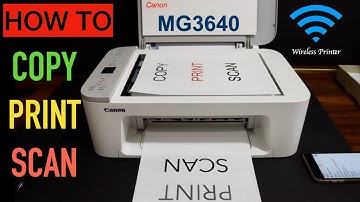 Canon Pixma MG3640 Scanning, Copy & Print Tutorial, Review.