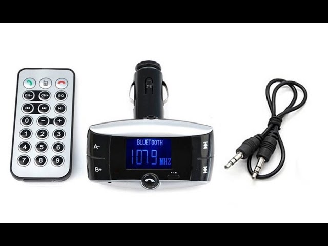 QUMOX Transmisor FM Bluetooth, Manos Libres para Coche, Inalámbrico  Reproductor MP3 Mechero Coche Adaptador Receptor con Dual USB 5V/3.1A