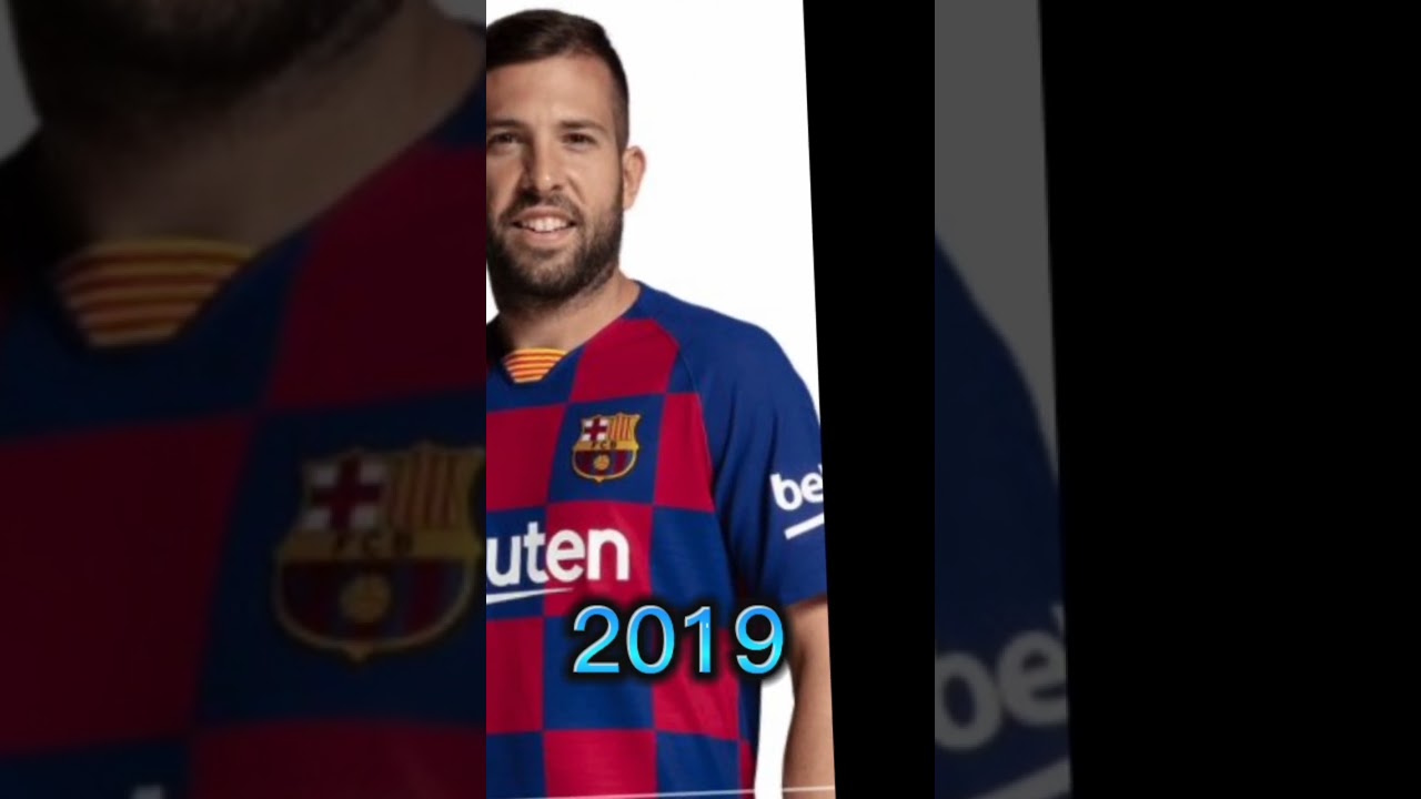 Jordi Alba in every year (2017-2022) 