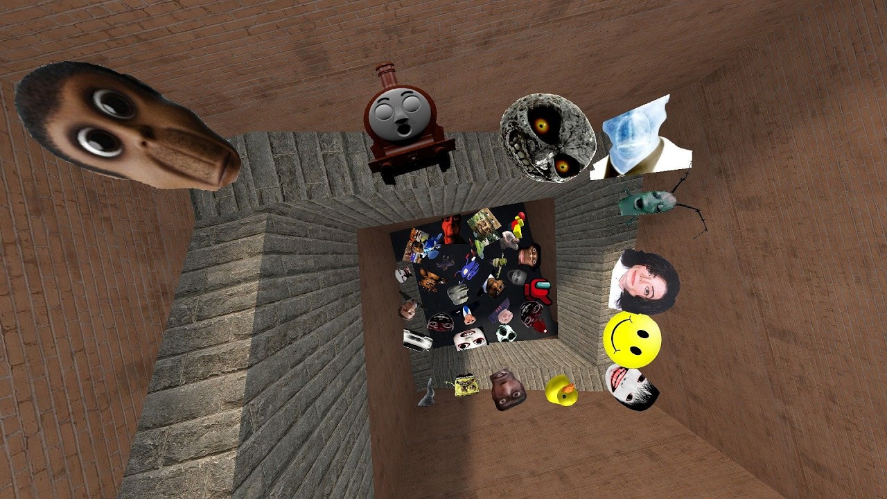 Train Nextbot In Big Maze Gmod EP 1 | Garry's mod #nextbotsinbackroomshooter  #Glzzabgmod