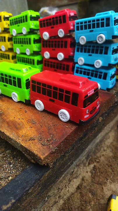 Mobil mainan, bus tayo, bus telolet, mobil truk, truk oleng, mobil mobilan