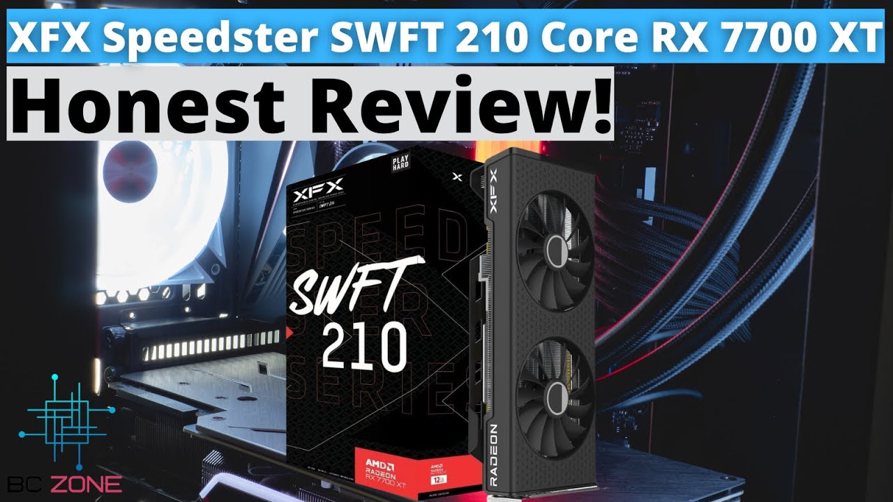 XFX Speedster SWFT 210 Core RX 7700 XT Review! - YouTube
