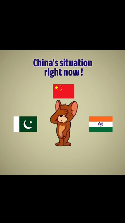 China 🇨🇳 Supports which country ? India Pakistan war 🔥 Tom and Jerry Version
