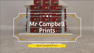 3D Printed Christmas Advent Calendar