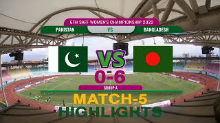 Pakistan VS Bangladesh 0-6 | SAFF WOMEN CHAMPIONSHIP | FULL HIGHLIGHTS | AP1HD