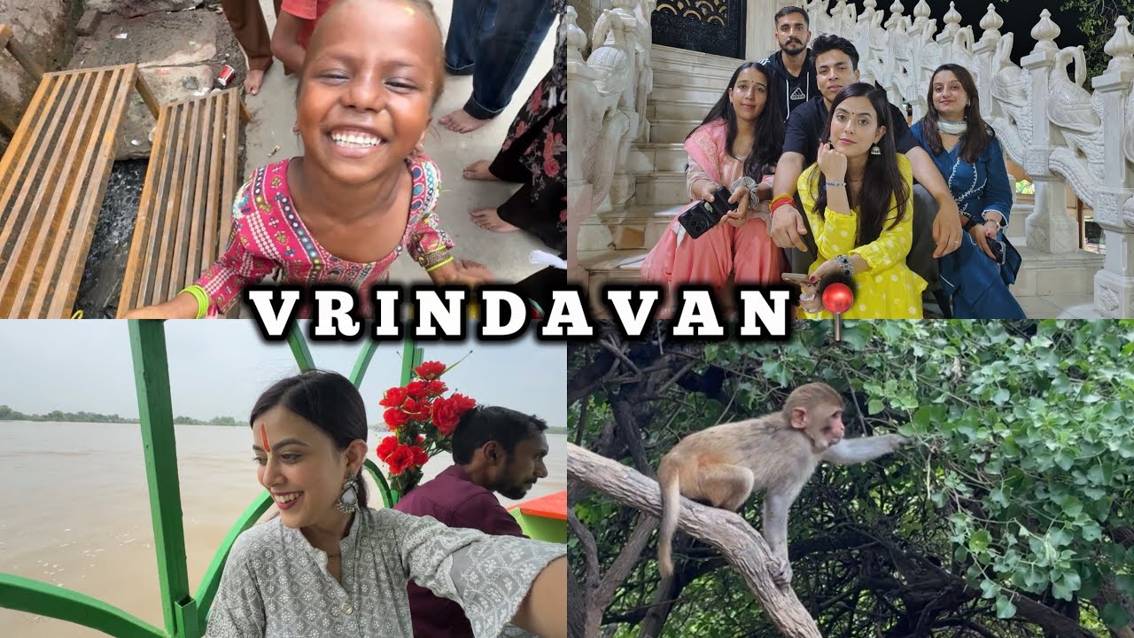 Vrindavan Dham Vlog❤️‍🩹– In the Land of RadhaKrishna🌸