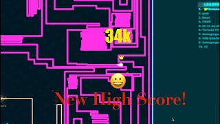 Powerline.io 34k New High Score!