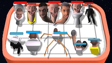 Skibidi Toilet Merge - Merge Toilet: Battle Master - Merge Master Gameplay Part 1