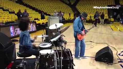 Guitarist Carlos Santana and wife Cindy Blackman S...