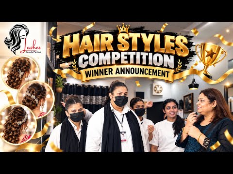 Ultimate Hair Styling Battle at Lashes Beauty Parlour ✨ Winner Reveal!