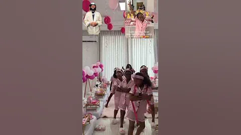 Davido second daughter Hailey Adeleke Luxurious Pyjamas 8 year birthday party 🎉