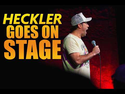 Heckler Goes on Stage | Adam Ray Comedy