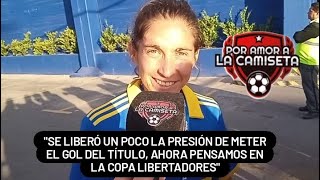 Andrea Ojeda, CAMPEONA 2022 y GOLEADORA HISTÓRICA de Boca Juniors, palpita la COPA LIBERTADORES!!