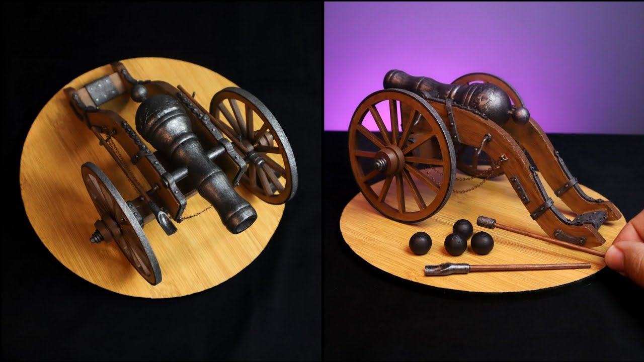 إزاى صنعت مدفع رمضان شبه الحقيقى بالظبط