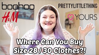 Where Can You Actually Buy Size 28 / 30 Clothes From That Fit?! 🤔All Of My Fave Places To Shop! screenshot 5