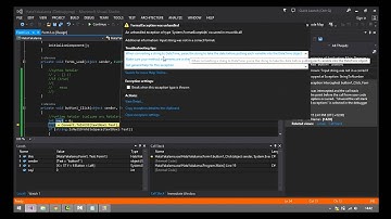 C# Hata Yakalama (Ayıklama)(Visual Studio 2013)