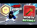 Is dark blade really worth 1200 robux in blox fruits bounty hunt