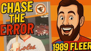We Scored the Legendary Error Card! 1989 Fleer HIT
