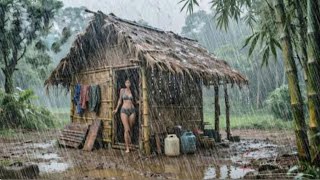 This is Himalayan Nepali Village Traditional Lifestyle | Organic Food | Village Life |Rain Session  