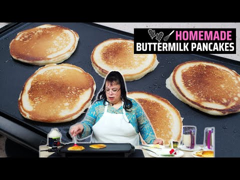 Homemade Fluffy Buttermilk Pancakes | Recipe Vault