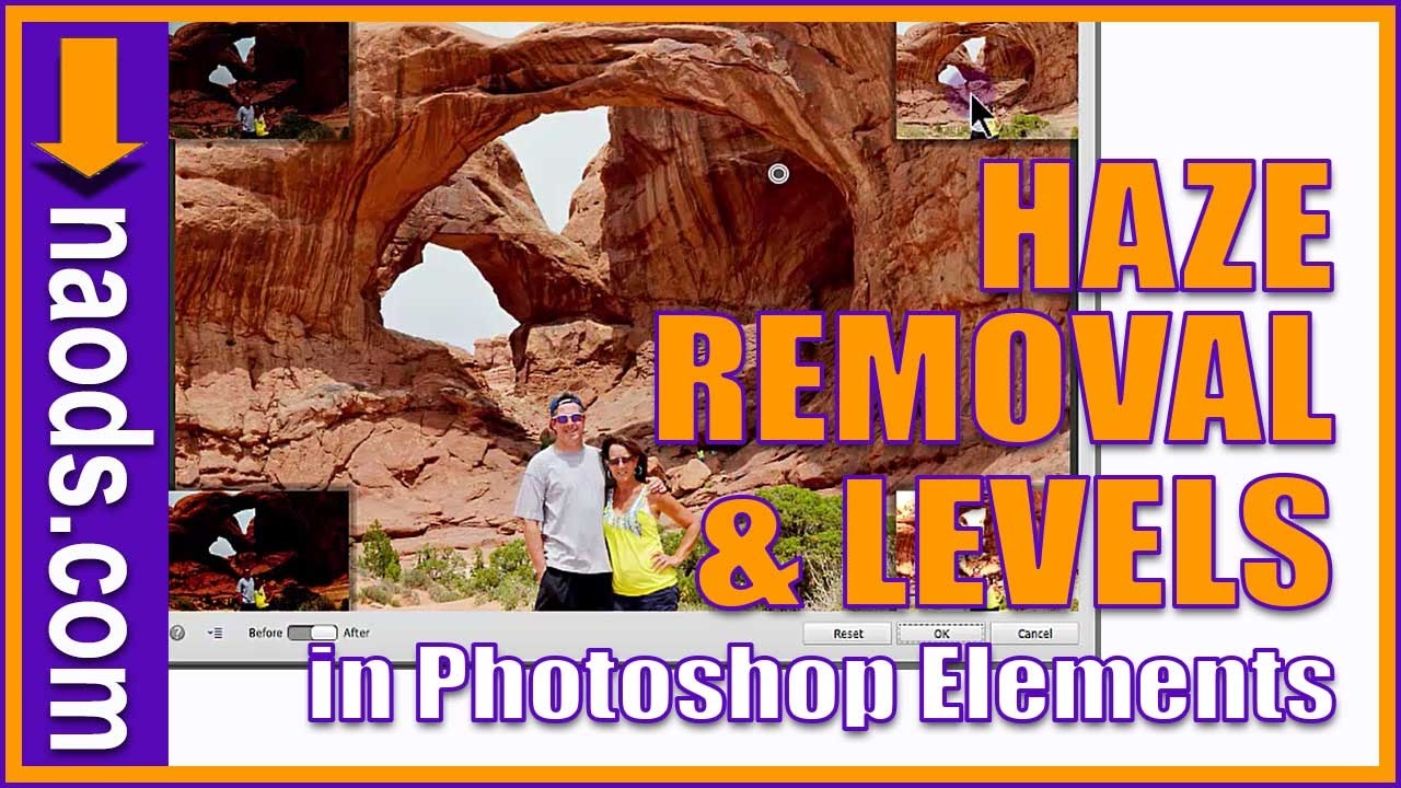 Using the HAZE REMOVAL and LEVELS in Elements YouTube