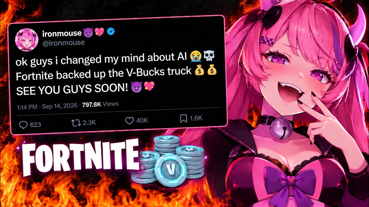 Ironmouse Goes Gold Digging and Drops Her Anti-AI Stance