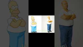 Simpsons Cartoon characters in real life part 1