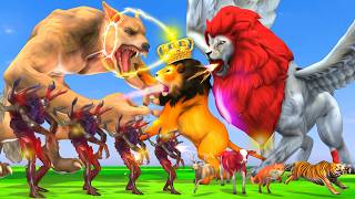 Hindi Kahani Top 7 Lion Amazing विशाल शेर Lion King Hindi Video जादुई ताज सफेद पंखों वाला शेर New