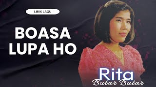 Download Lagu Rita Butar Butar - Boasa Lupa Ho (Video Lirik) MP3 Download Lagu Rita Butar Butar - Boasa Lupa Ho (Video Lirik) MP3