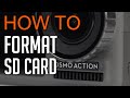 How to format SD card on Dji Osmo Action