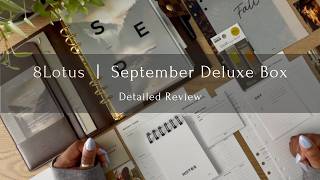 8Lotus September 2026 Deluxe Box | Detailed Review | The Planner Aisle