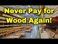 Shocking lumber hack never pay for wood again with this one easy trick