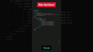 html shorthand tricks | vscode| html 5 | css | html for beginners | tricks