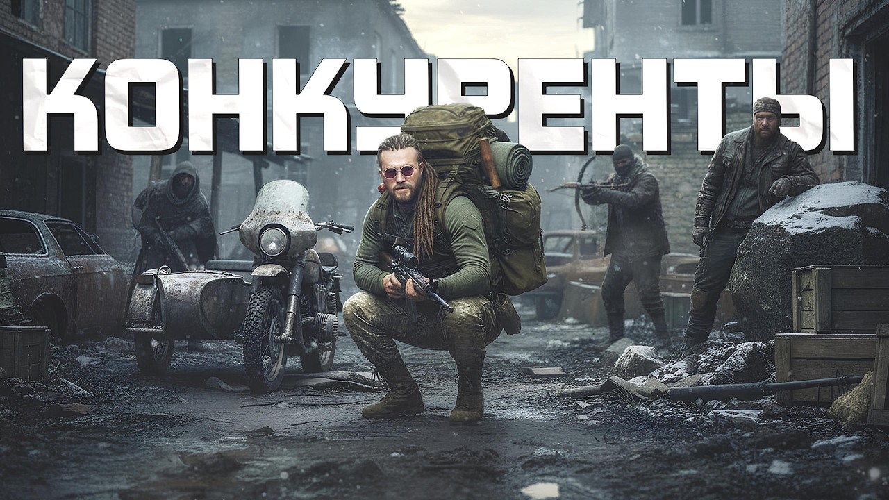 ПЕТЯ И КОНКУРЕНТЫ! - ПЕТЯ НА БАЙКЕ В SCUM 2026