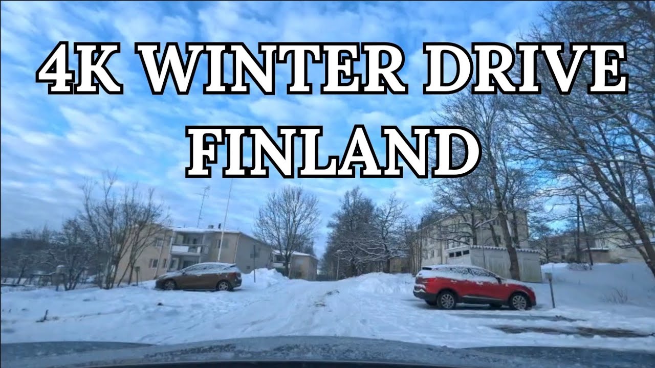 4K Winter Drive in Finland 🇫🇮 | Seutula to Tikkurila Scenic Drive
