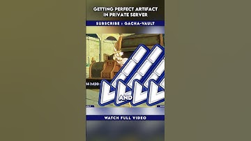 Getting Artifacts In Private Server! #artifacts #genshin #privateserver