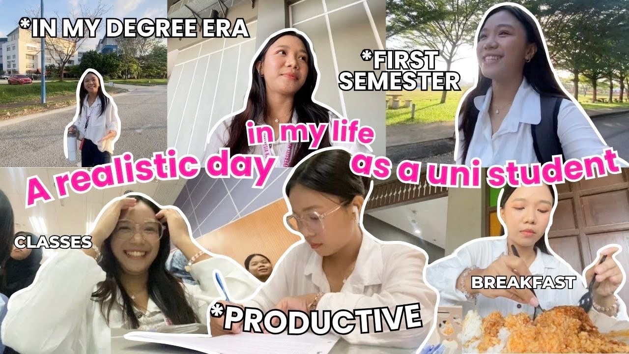 PRODUCTIVE REALISTIC DAY IN MY LIFE AS A UNI STUDENT 📚 | First Semester ...
