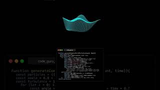 making waves 🌊 with HTML/JS web animation #html #javascript #shorts #viral #coding