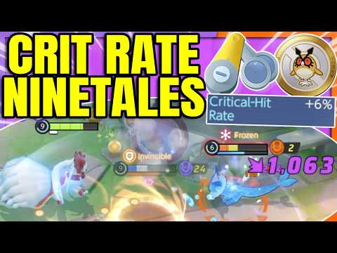 This EMBLEM PAGE makes CRIT NINETALES a real BUILD | Pokemon Unite