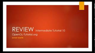 Basic OpenGL Tutorial 10- Transparency ilfan Taufik Net Worth