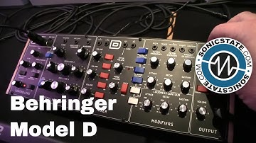 Superbooth 2017: Behringer Model D - First Look +Listen