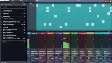 Tracktion Waveform10 Actions Panel UI UX