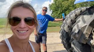 SUNDAY SCARIES | Big New Holland BROKE DOWN on the Side of the Road