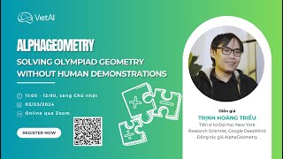 Guest Lecture: “AlphaGeometry - Solving Olympiad Geometry without Human Demonstration” _ recording