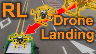 Reinforcement Learning for UAV Landing on Aggressively Moving Ground Vehicles