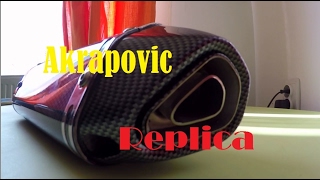Akrapovic Replica Unboxing And Some Reviews Carbon