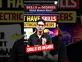 Skills vs Degree Which Matters More #PW #Shorts