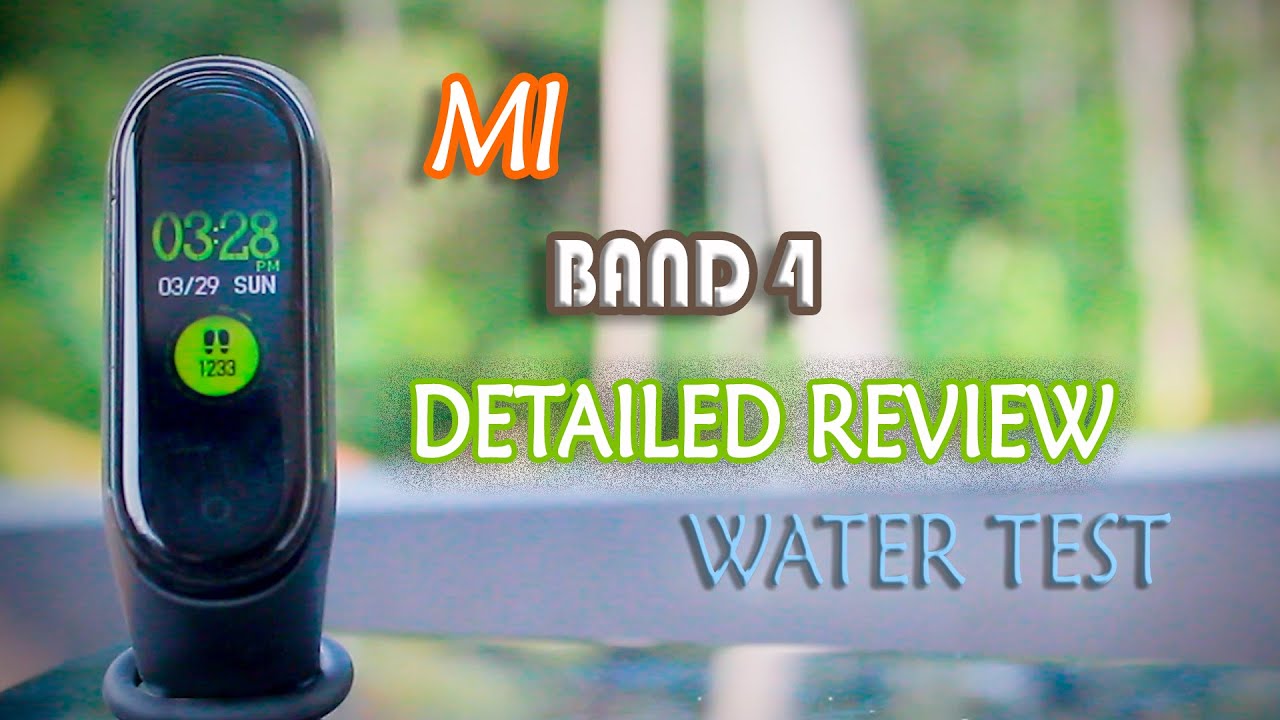MI BAND 4 | Detailed Review and Water Test | CYRIL GEORGE