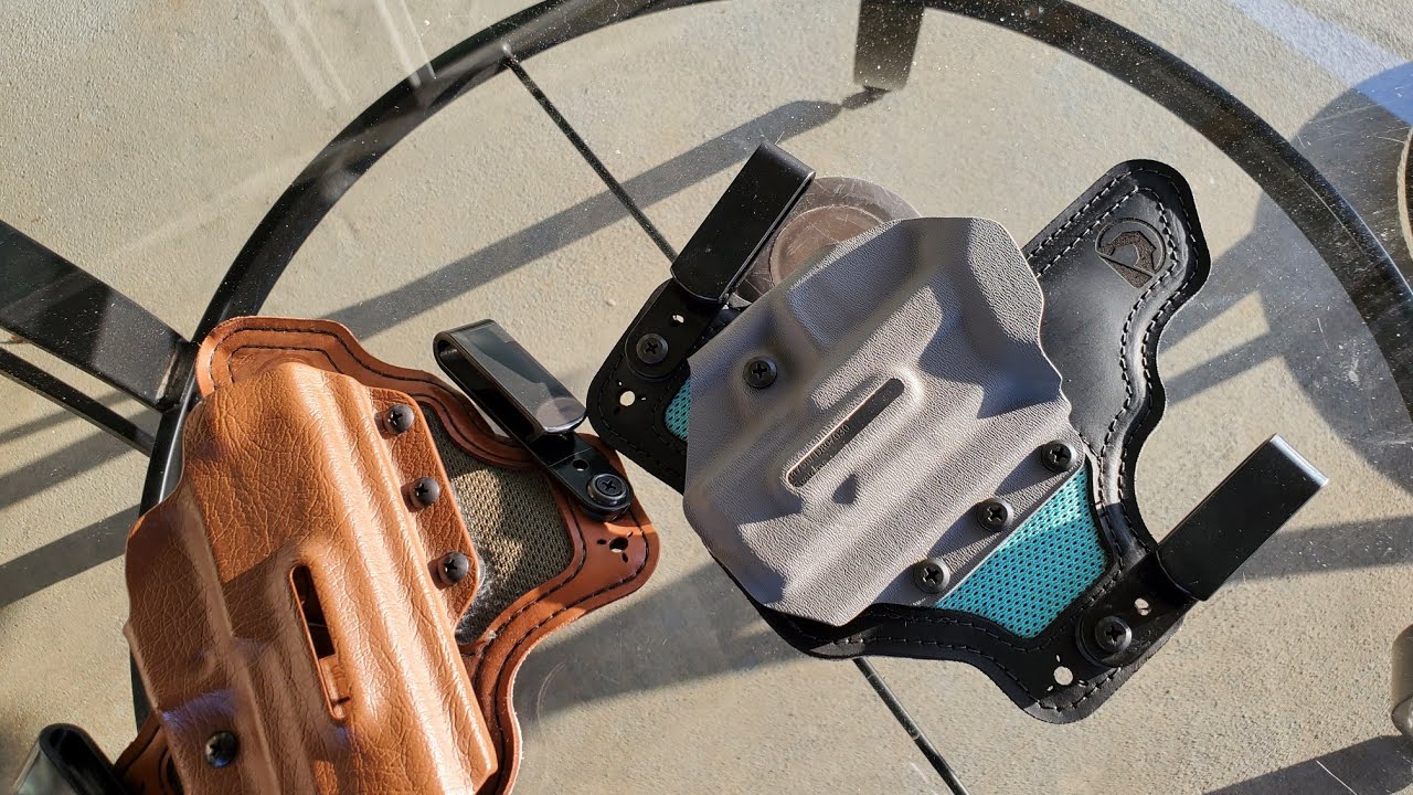 Black Arch Holsters - Old vs New Comparison