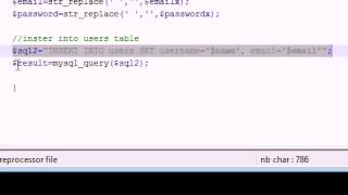 PHP Tutorial -- 34 -- Creating Tables for PHP Game